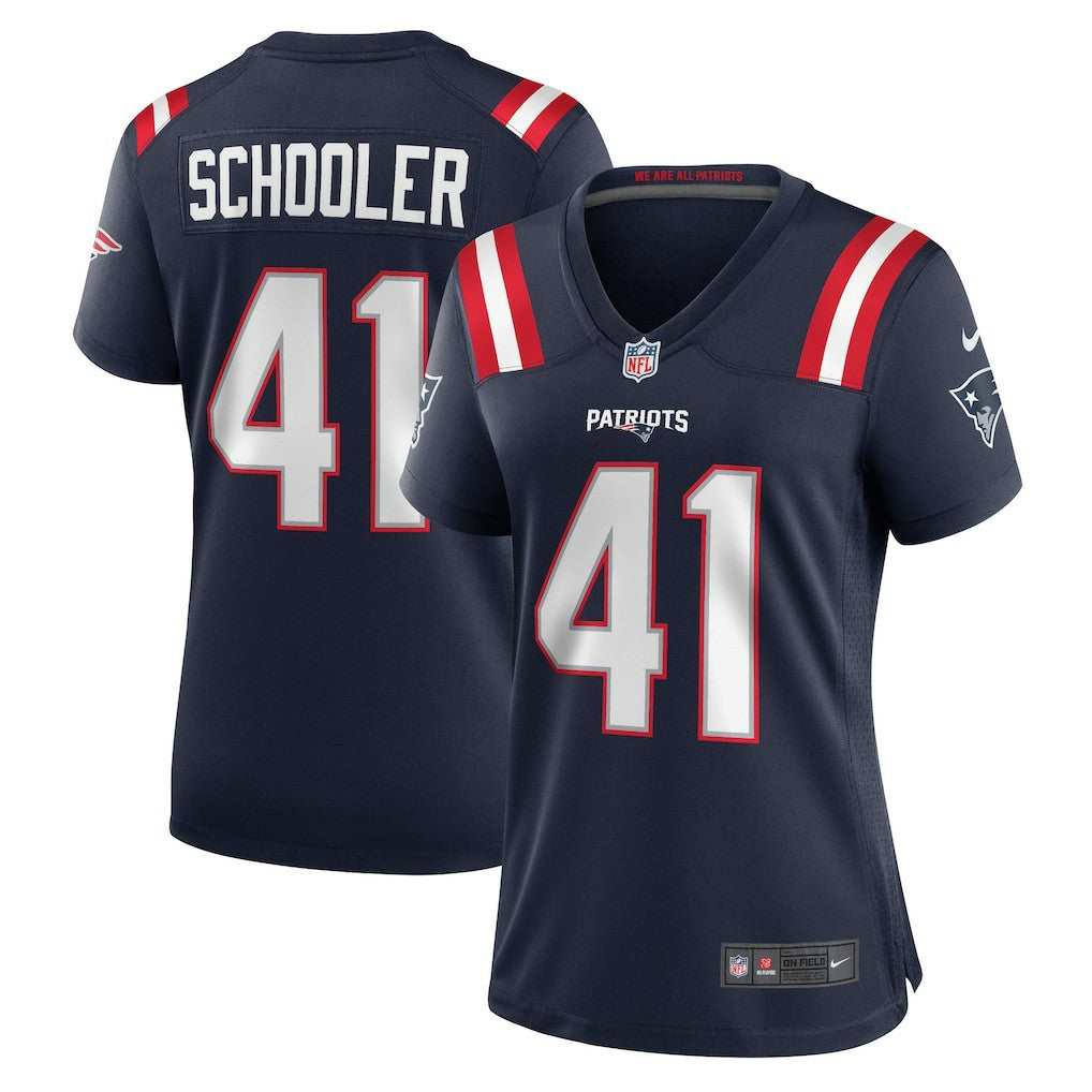 Brenden Schooler New England Patriots Women's Game Jersey Navy | Nike for Sale