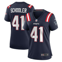 Brenden Schooler New England Patriots Women's Game Jersey Navy | Nike for Sale