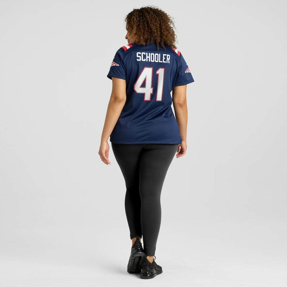 Brenden Schooler New England Patriots Women's Game Jersey Navy | Nike for Sale