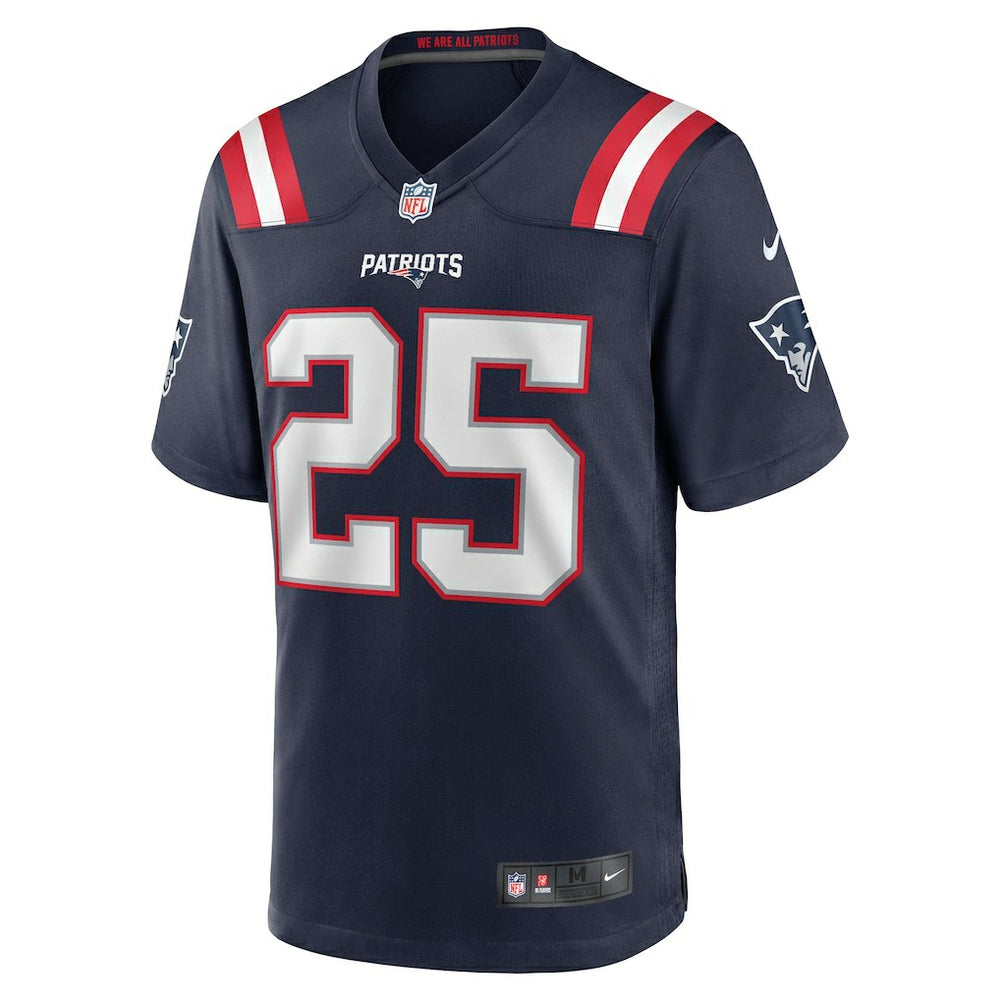 Marcus Jones New England Patriots Game Player Jersey Navy | Nike for Sale