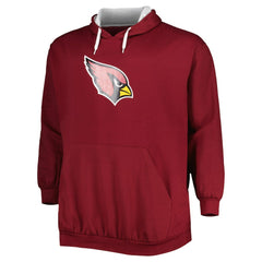 Arizona Cardinals Big & Tall Logo Pullover Hoodie Cardinal | NFL