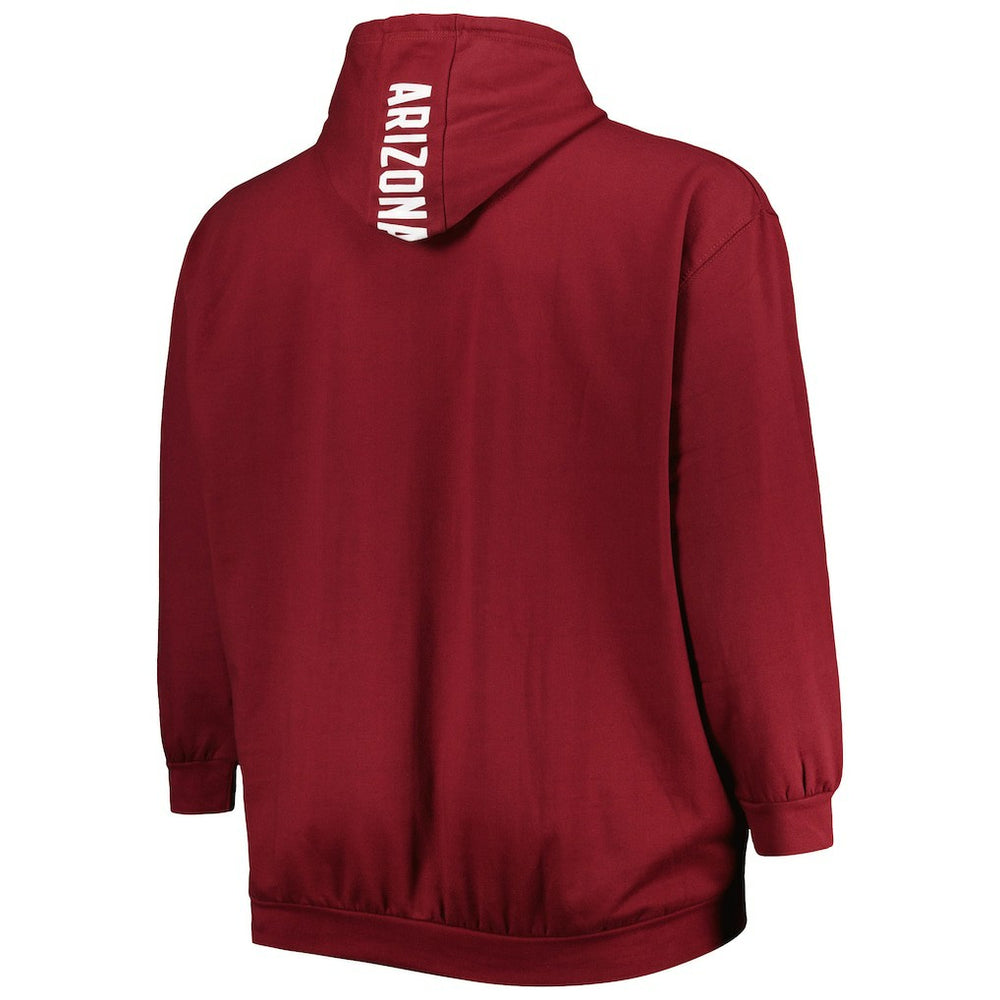 Arizona Cardinals Big & Tall Logo Pullover Hoodie Cardinal | NFL