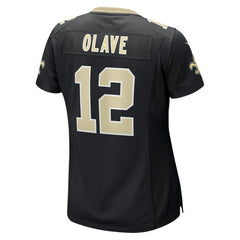 Chris Olave New Orleans Saints Women's Game Player Jersey Black | Nike for Sale