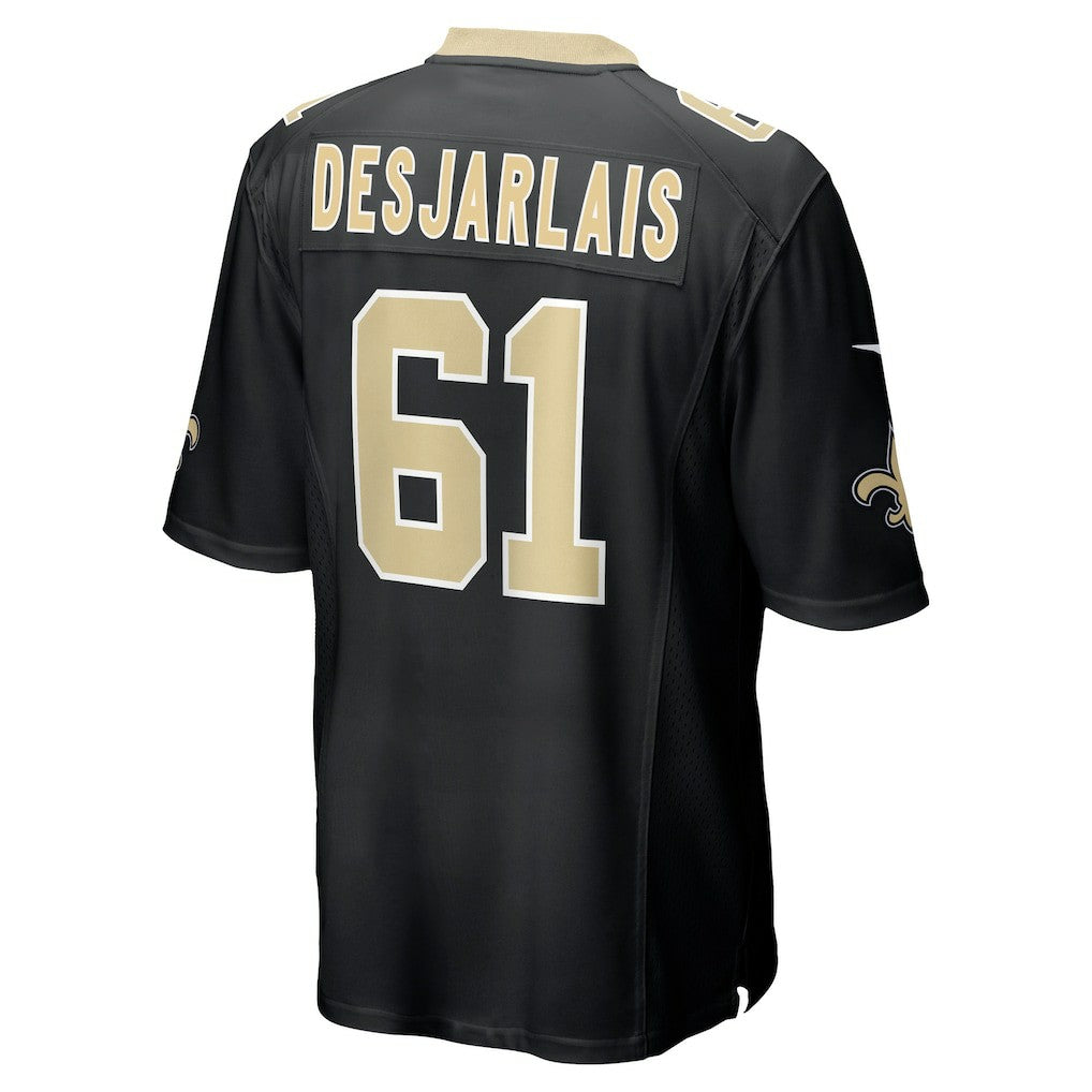 Drew Desjarlais New Orleans Saints Game Player Jersey Black | Nike for Sale