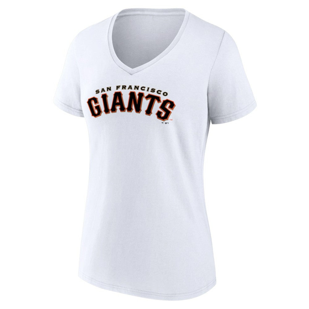San Francisco Giants Women's Giants Alternate Club Lettering V-Neck T-Shirt - MLB