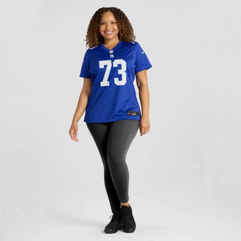 Evan Neal New York Giants Women's Game Player Jersey Royal | Nike for Sale
