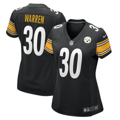 Jaylen Warren Pittsburgh Steelers Women's Game Player Jersey Black | Nike for Sale