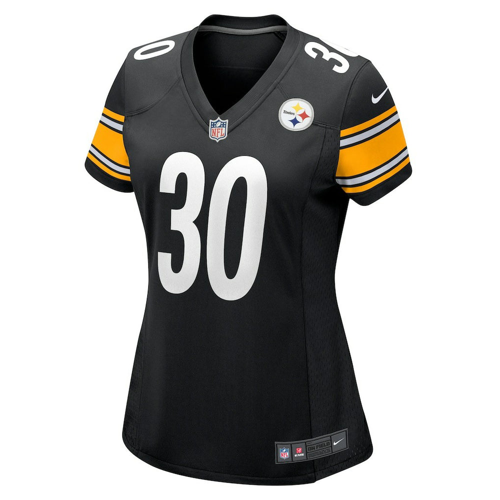 Jaylen Warren Pittsburgh Steelers Women's Game Player Jersey Black | Nike for Sale