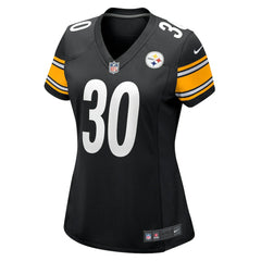 Jaylen Warren Pittsburgh Steelers Women's Game Player Jersey Black | Nike for Sale