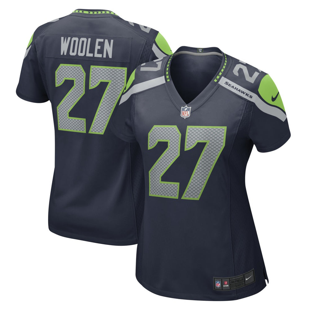 Riq Woolen Seattle Seahawks Women's Team Game Jersey College Navy | Nike for Sale