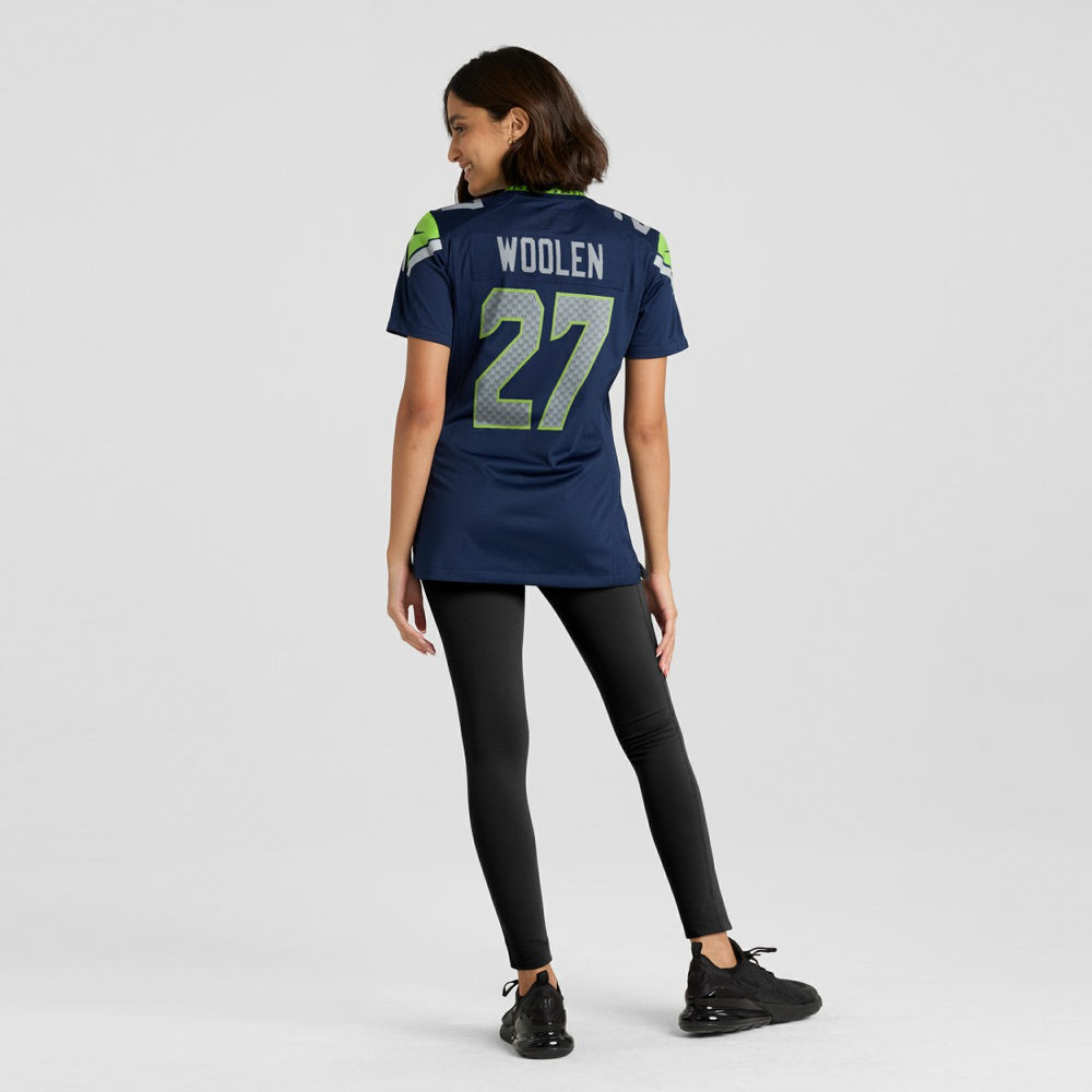 Riq Woolen Seattle Seahawks Women's Team Game Jersey College Navy | Nike for Sale