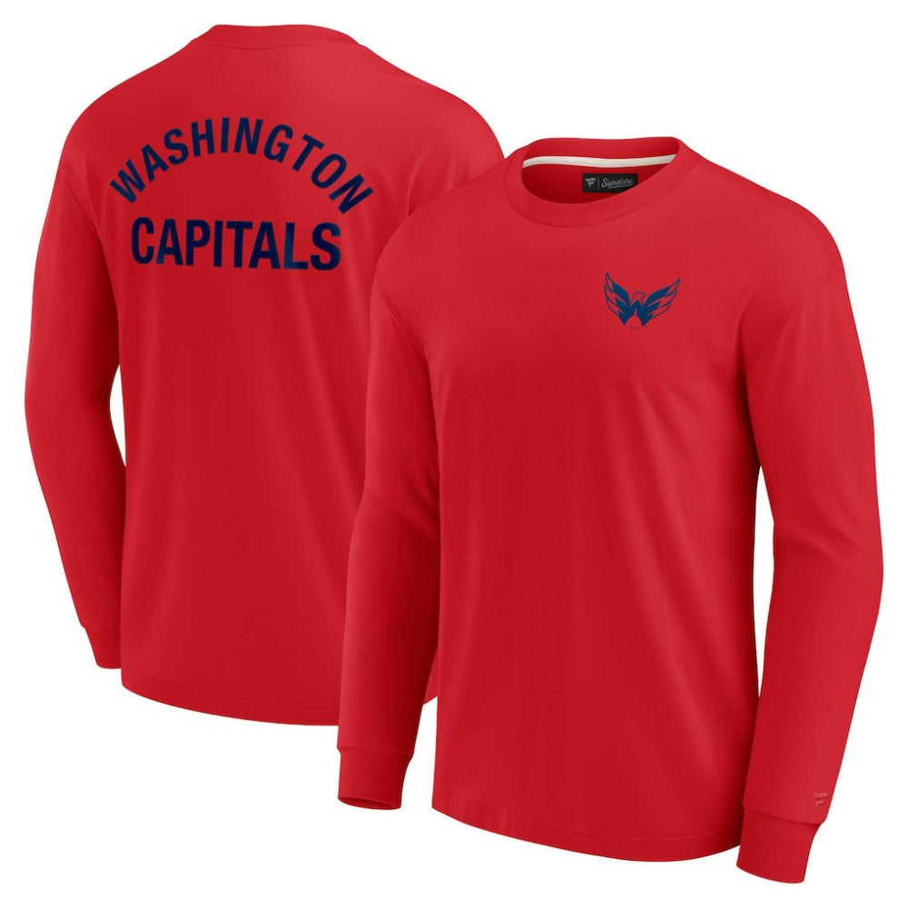 Washington Capitals Fanatics Unisex Elements Super Soft Long Sleeve T-Shirt - Red - NHL
