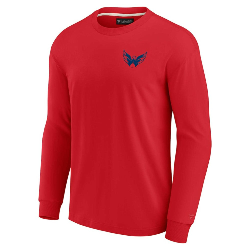 Washington Capitals Fanatics Unisex Elements Super Soft Long Sleeve T-Shirt - Red - NHL