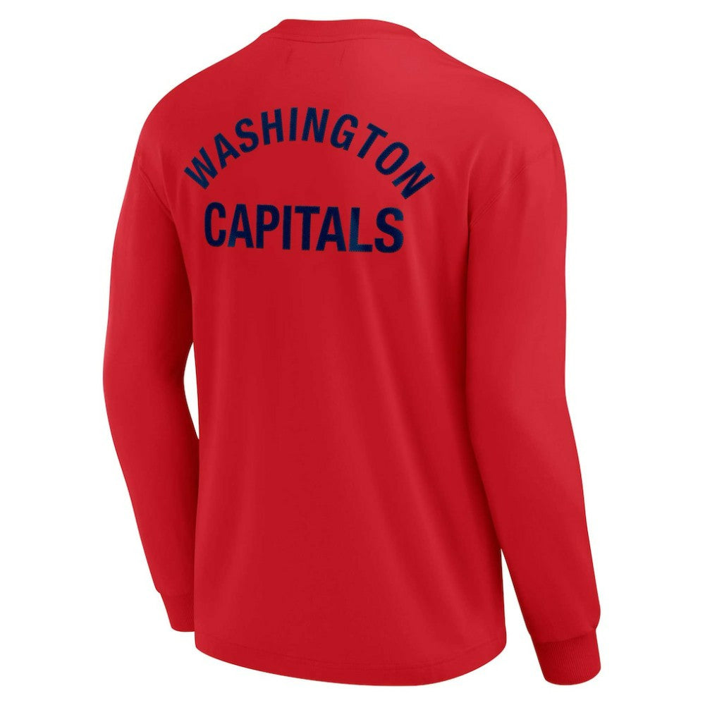 Washington Capitals Fanatics Unisex Elements Super Soft Long Sleeve T-Shirt - Red - NHL