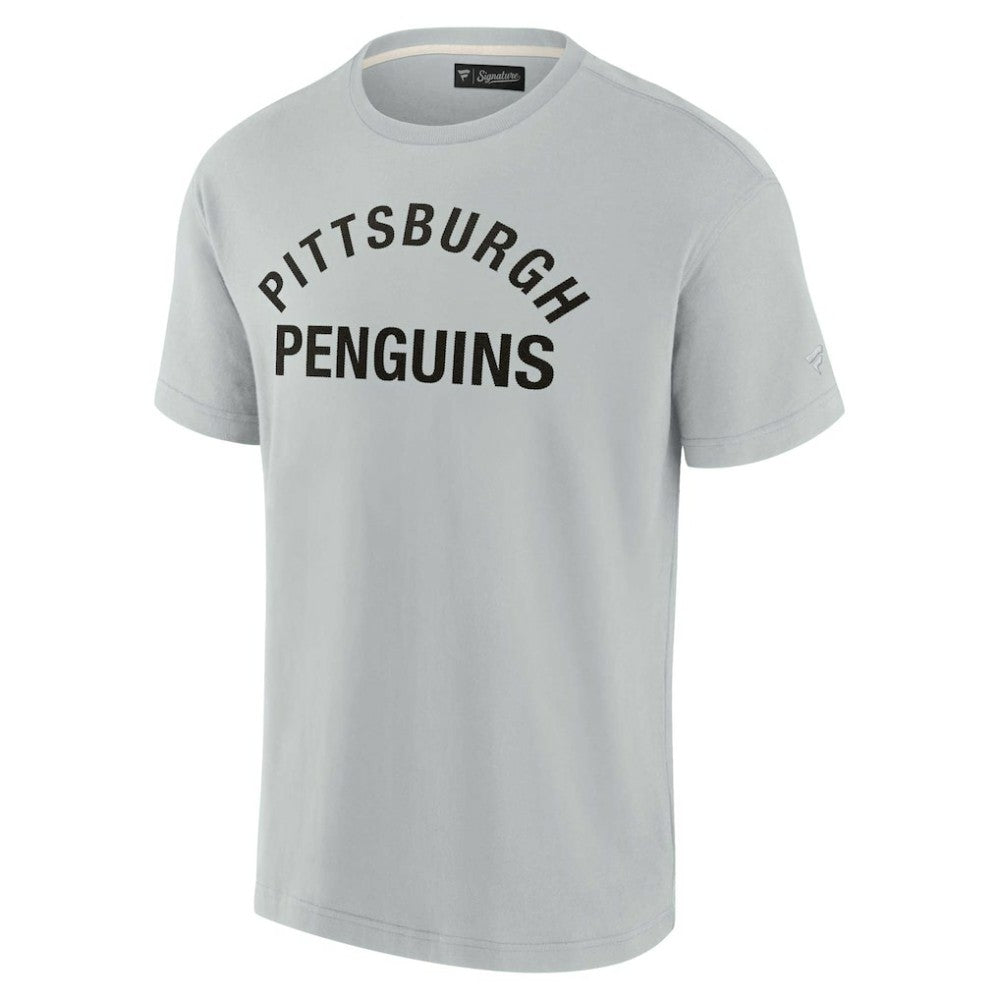 Pittsburgh Penguins Fanatics Unisex Elements Super Soft Short Sleeve T-Shirt - Gray - NHL
