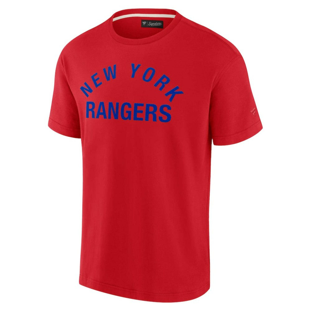 New York Rangers Fanatics Unisex Elements Super Soft Short Sleeve T-Shirt - Red - NHL