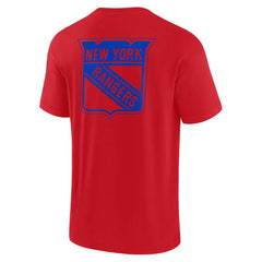 New York Rangers Fanatics Unisex Elements Super Soft Short Sleeve T-Shirt - Red - NHL