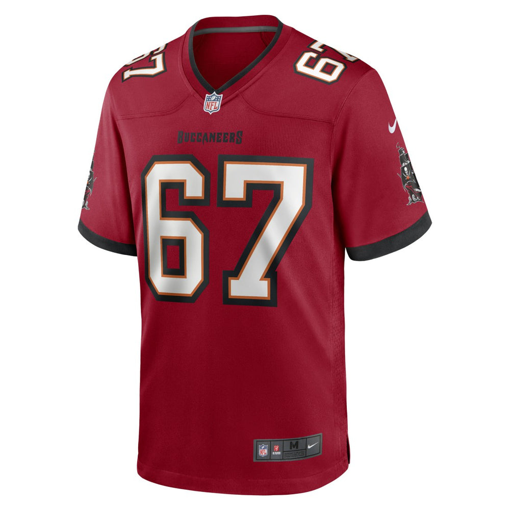 Luke Goedeke Tampa Bay Buccaneers Game Player Jersey Red | Nike for Sale
