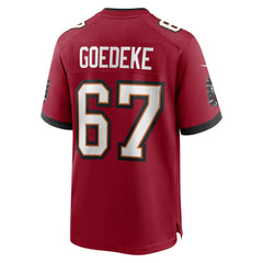 Luke Goedeke Tampa Bay Buccaneers Game Player Jersey Red | Nike for Sale