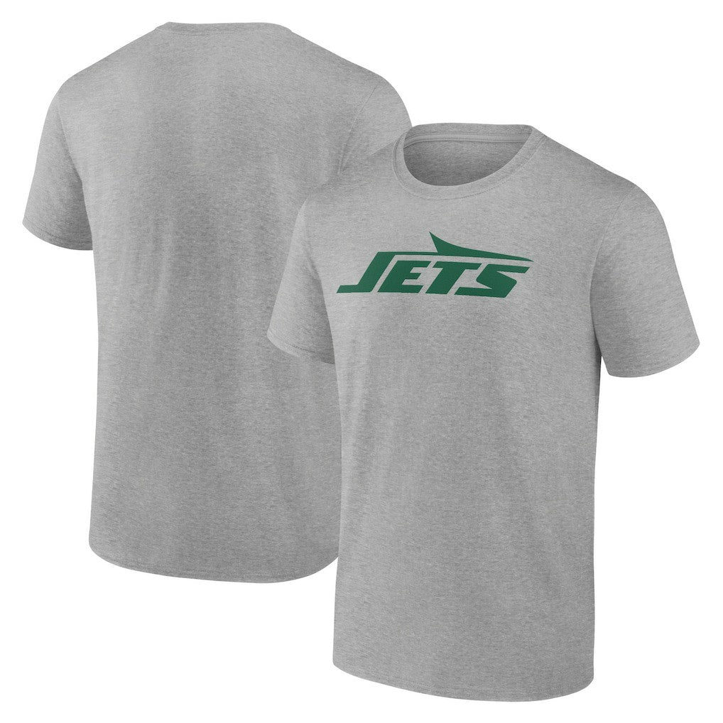 New York Jets Primary Logo T-Shirt Heather Gray | Fanatics