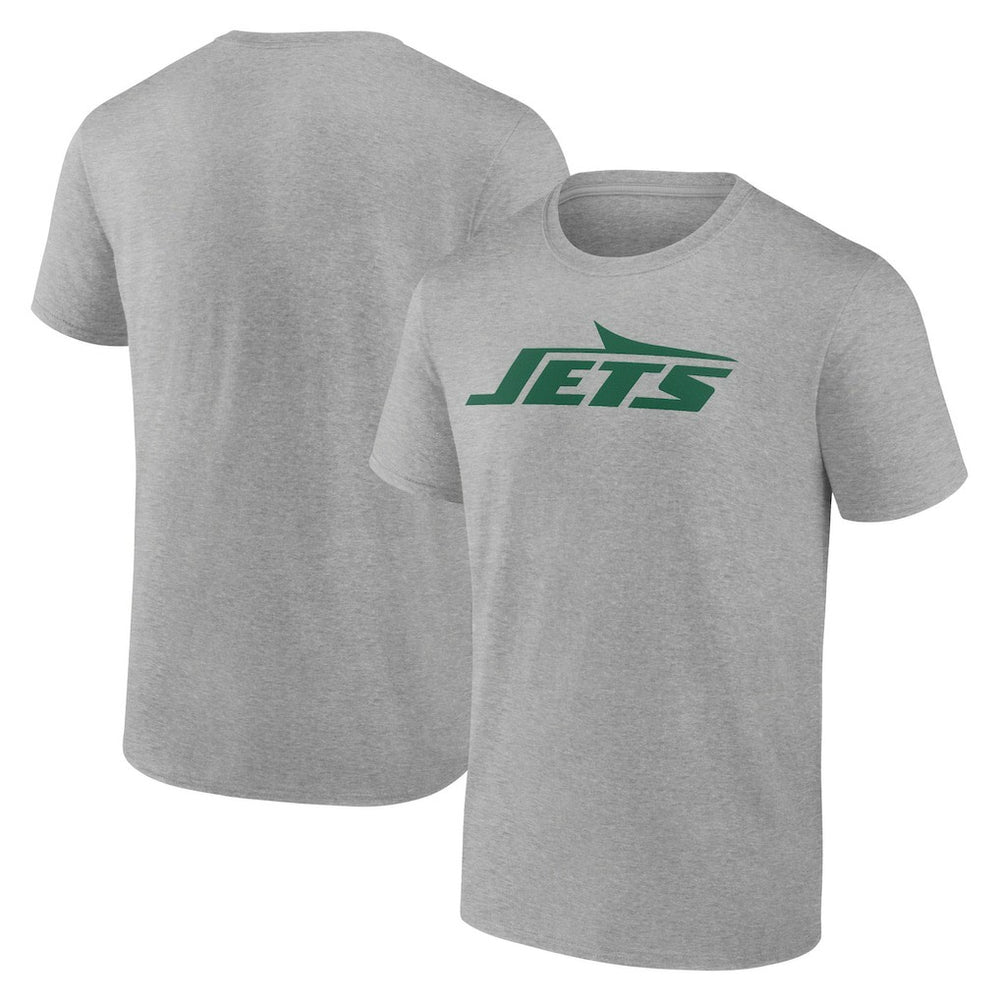 New York Jets Primary Logo T-Shirt Heather Gray | Fanatics