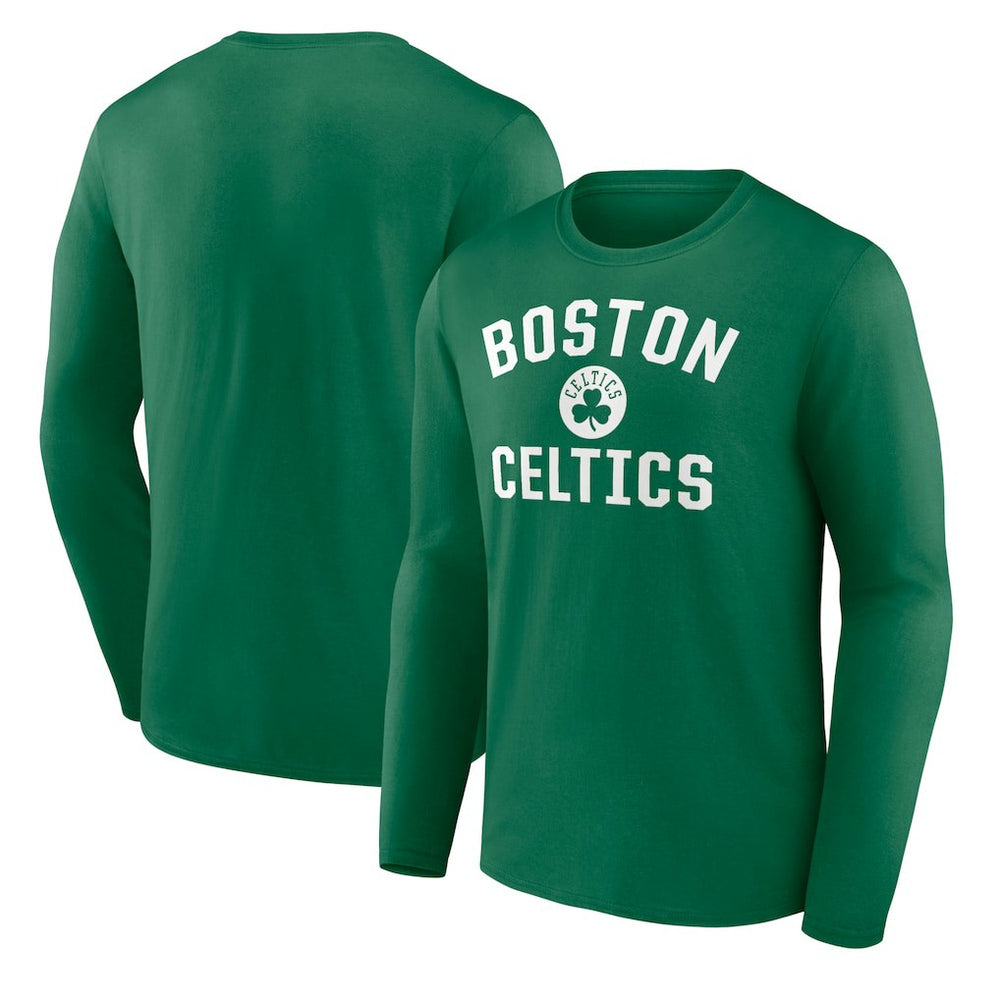Boston Celtics Victory Arch Team Long Sleeve T-Shirt Green - NBA