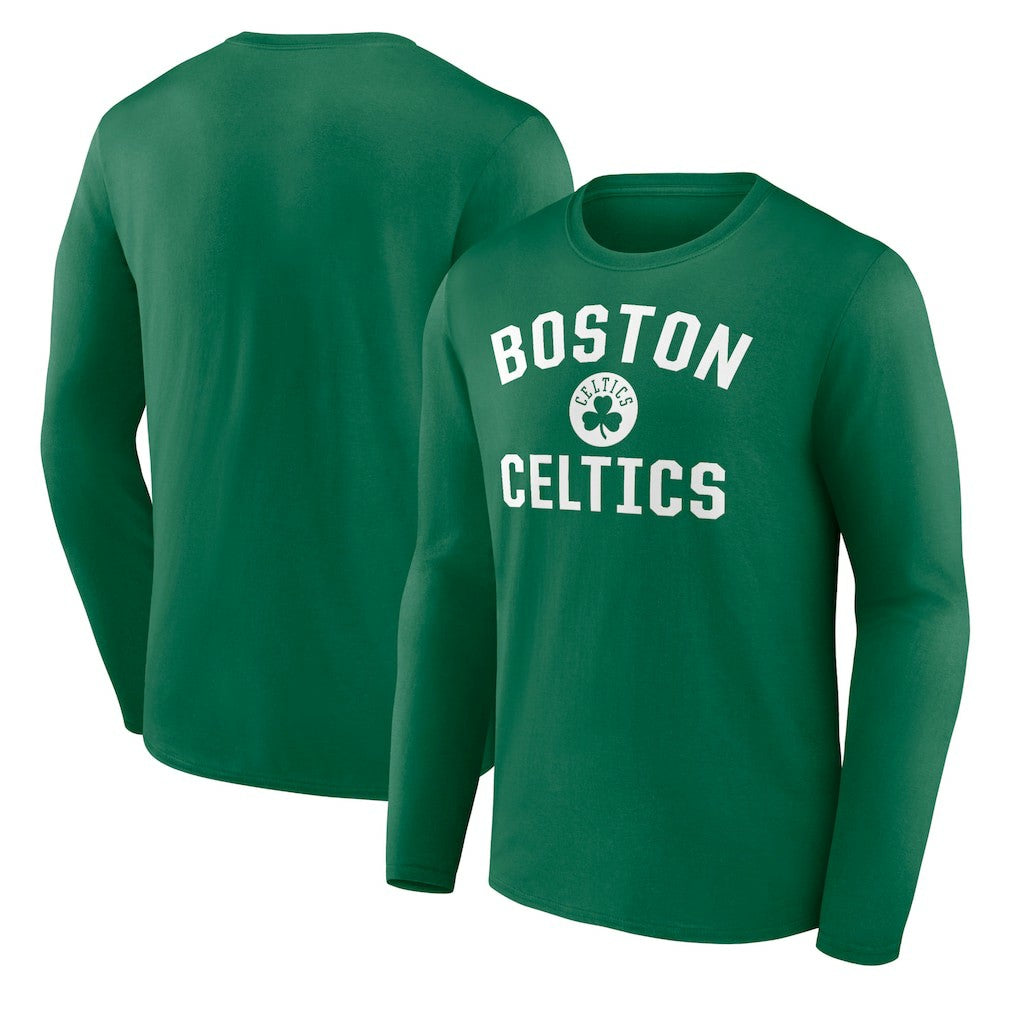 Boston Celtics Victory Arch Team Long Sleeve T-Shirt Green - NBA