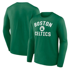 Boston Celtics Victory Arch Team Long Sleeve T-Shirt Green - NBA