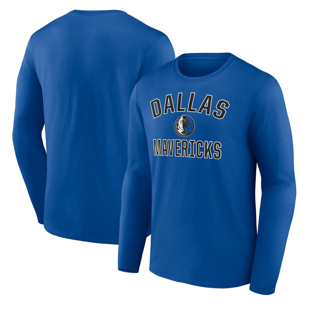 Dallas Mavericks Victory Arch Team Long Sleeve T-Shirt Royal - NBA