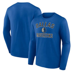 Dallas Mavericks Victory Arch Team Long Sleeve T-Shirt Royal - NBA
