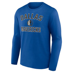 Dallas Mavericks Victory Arch Team Long Sleeve T-Shirt Royal - NBA