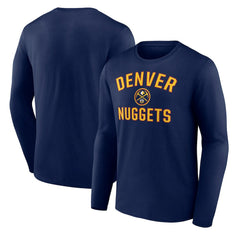 Denver Nuggets Victory Arch Team Long Sleeve T-Shirt Navy - NBA