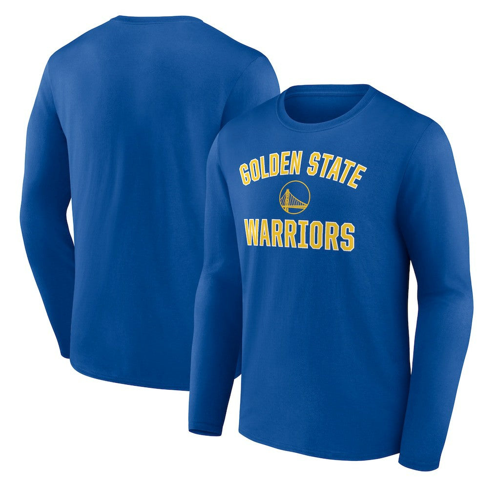 Golden State Warriors Victory Arch Team Long Sleeve T-Shirt Royal - NBA