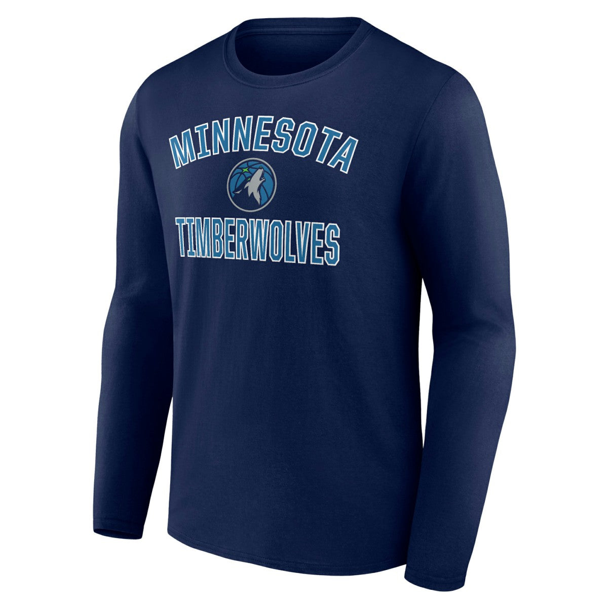 Minnesota Timberwolves Victory Arch Team Long Sleeve T-Shirt Navy - NBA