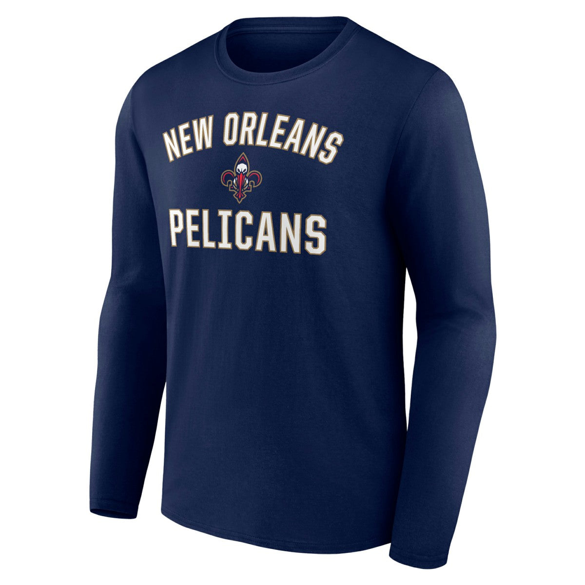 New Orleans Pelicans Victory Arch Team Long Sleeve T-Shirt Navy - NBA