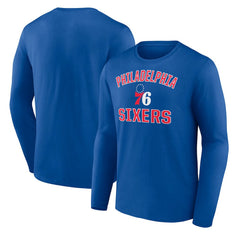 Philadelphia 76ers Victory Arch Team Long Sleeve T-Shirt Royal - NBA