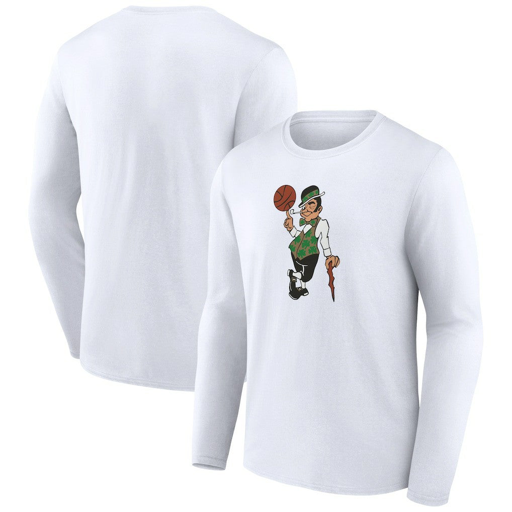 Boston Celtics Alternate Logo Long Sleeve T-Shirt White - NBA
