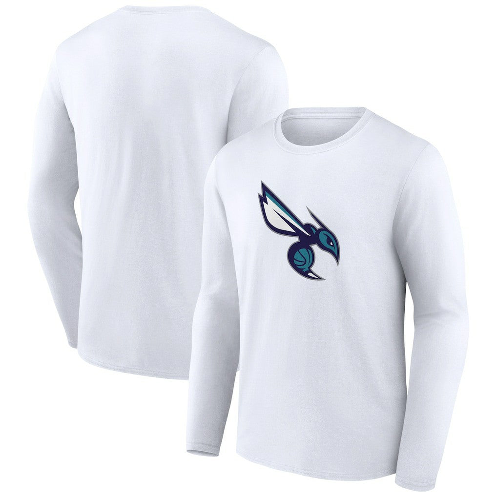 Charlotte Hornets Alternate Logo Long Sleeve T-Shirt White - NBA