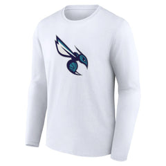 Charlotte Hornets Alternate Logo Long Sleeve T-Shirt White - NBA