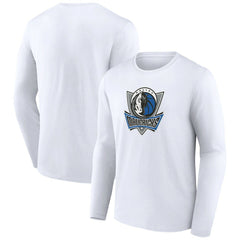 Dallas Mavericks Alternate Logo Long Sleeve T-Shirt White - NBA