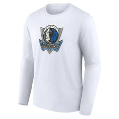 Dallas Mavericks Alternate Logo Long Sleeve T-Shirt White - NBA