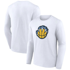 Memphis Grizzlies Alternate Logo Long Sleeve T-Shirt White - NBA