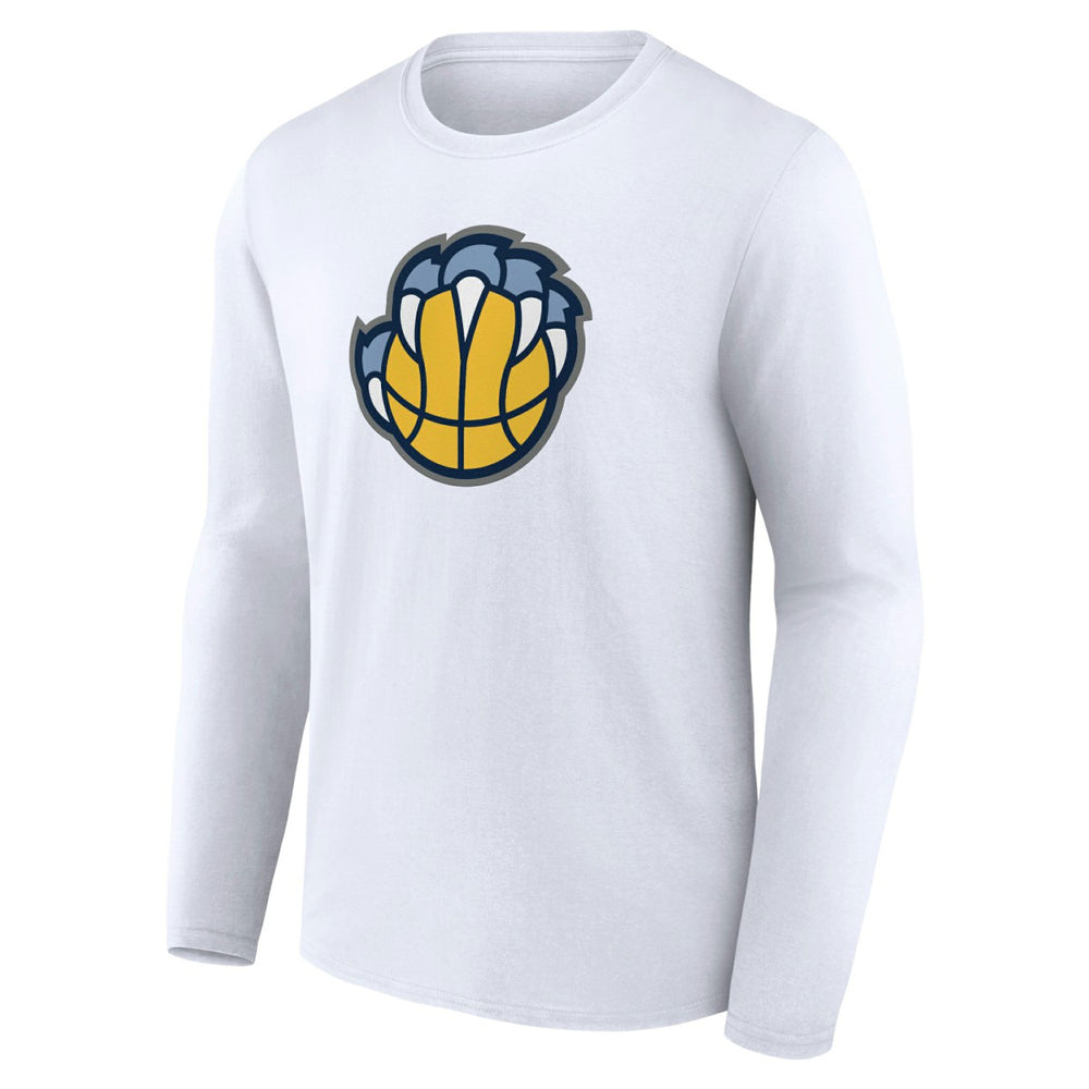 Memphis Grizzlies Alternate Logo Long Sleeve T-Shirt White - NBA