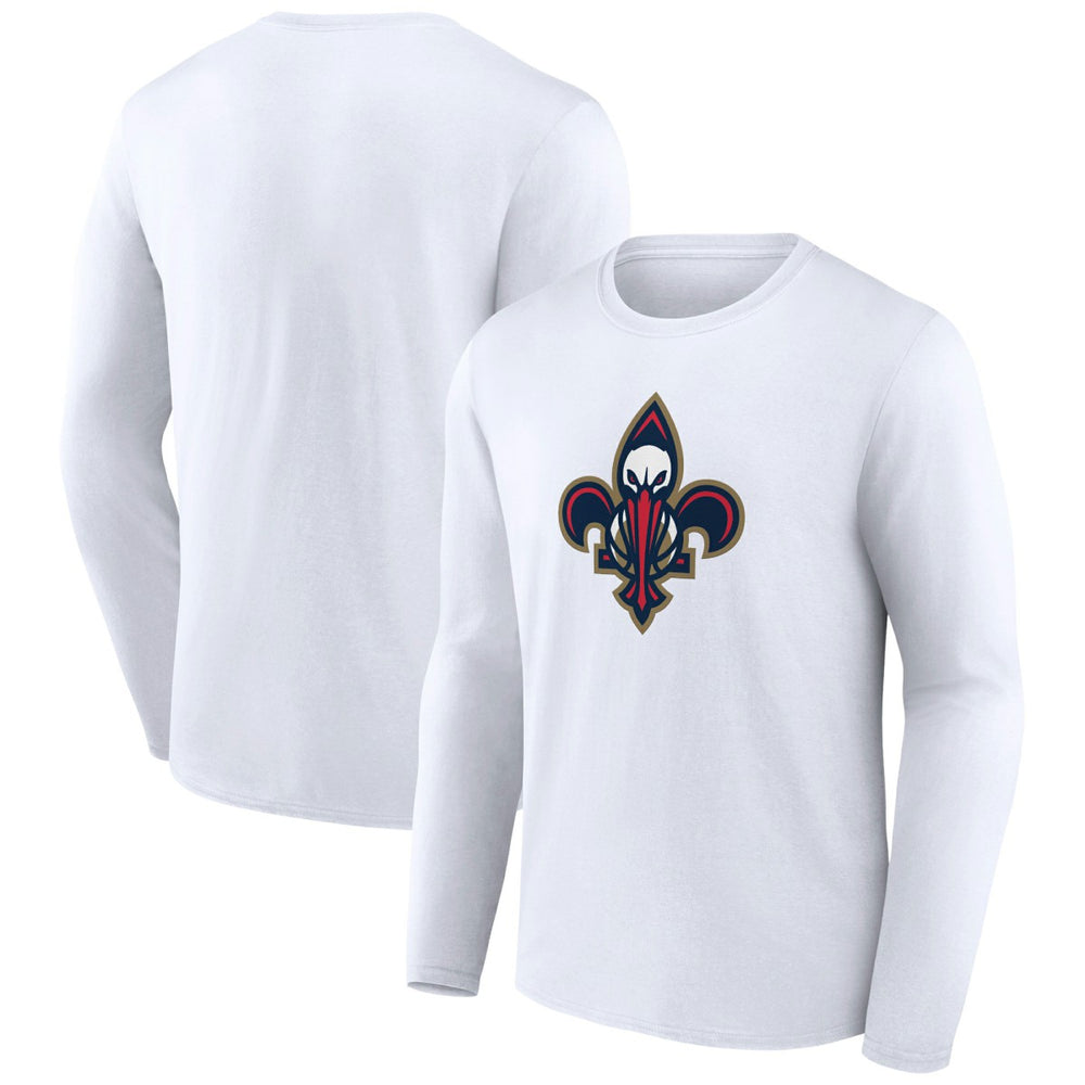 New Orleans Pelicans Alternate Logo Long Sleeve T-Shirt White - NBA