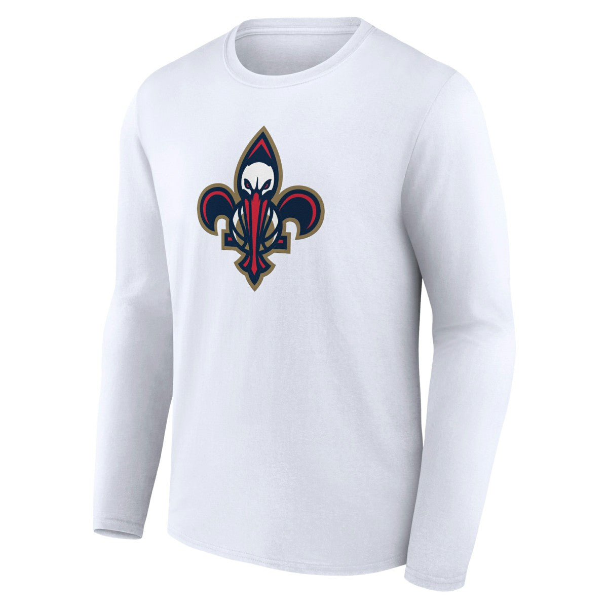 New Orleans Pelicans Alternate Logo Long Sleeve T-Shirt White - NBA