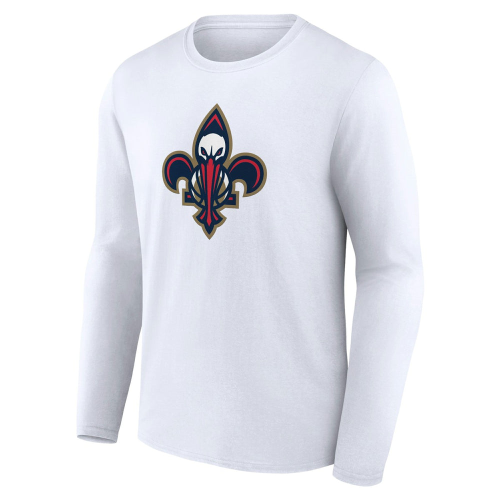 New Orleans Pelicans Alternate Logo Long Sleeve T-Shirt White - NBA