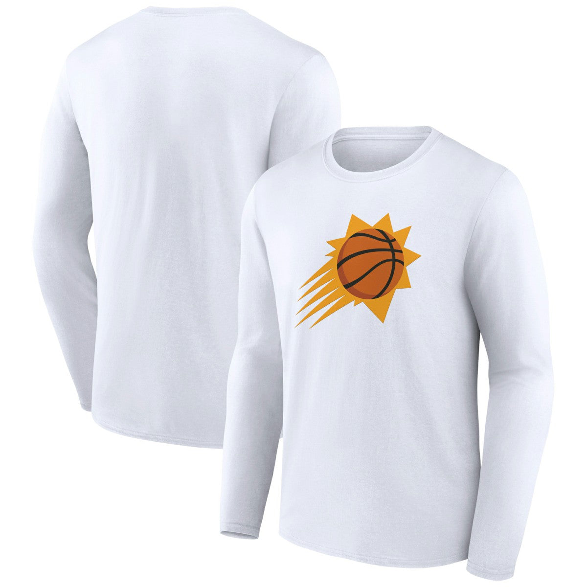 Phoenix Suns Alternate Logo Long Sleeve T-Shirt White - NBA