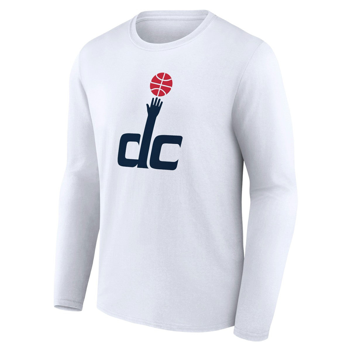 Washington Wizards Alternate Logo Long Sleeve T-Shirt White - NBA