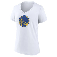 Golden State Warriors Women's Alternate Logo V-Neck T-Shirt White - NBA