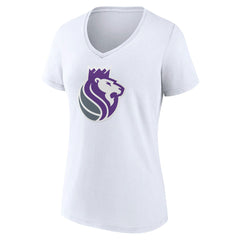 Sacramento Kings Women's Alternate Logo V-Neck T-Shirt White - NBA